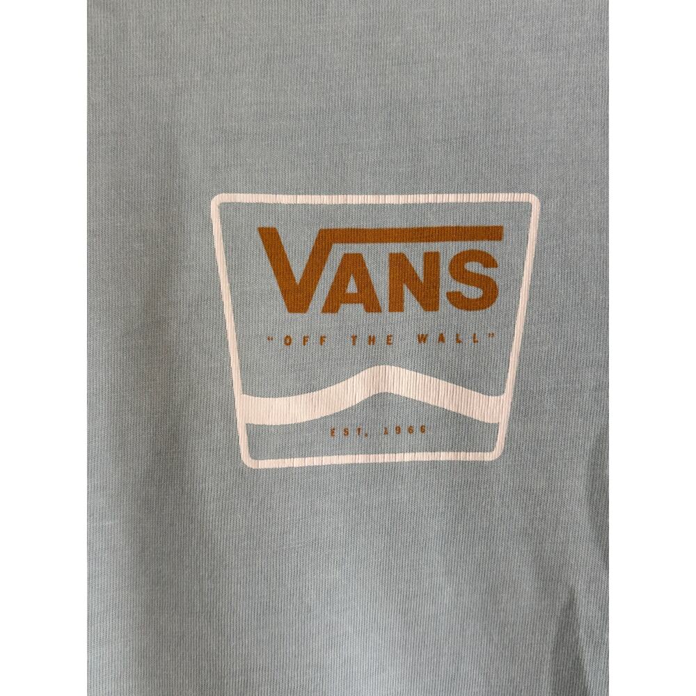 Vans Blue Short Sleeve Tee Casual Cotton